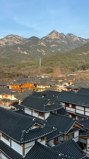 Countryside scenery in South Korea